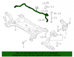 Lincoln MKC 15-19 Front Stabilizer Bar 25mm
