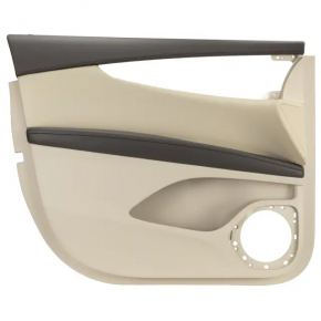 Door trim card front left Lincoln Nautilus 19-23 brown with beige