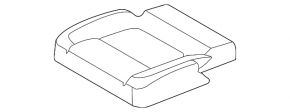 Rear row of seats 3 row Ford Explorer 16-19