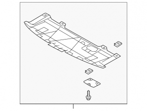 Front engine guard Mazda CX-5 13-16 TYC