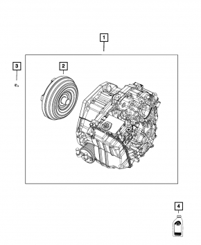 Automatic transmission assembly Jeep Compass 18-20 2.4 F21-250 FWD 6-speed automatic transmission
