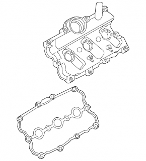 Valve cover Audi Q7 16-19 3.0T left