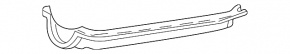 Rear left seat belt for Cadillac ATS 13-18, black