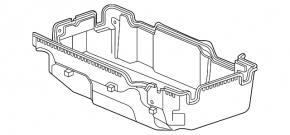 Battery housing VVB Honda CRV 20-22 hybrid lower part