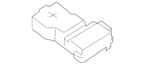 Nissan Rogue 14-20 battery positive terminal cover