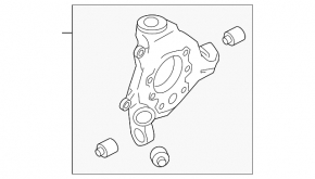 Rear right axle shaft for Nissan Murano AWD z50 03-07