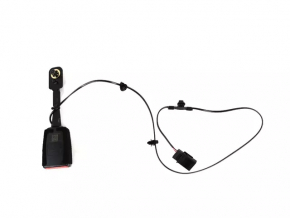 Passenger seat belt latch Fiat 500L 14- black with sensor