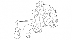 Rear left axle shaft Audi TT 15-23 AWD
