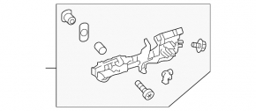 Front right door handle mechanism Toyota Venza 21 - keyless