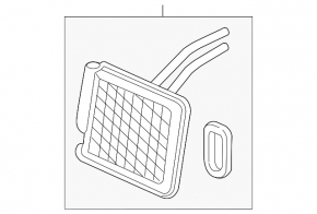 Heater Radiator Honda Insight 19-22