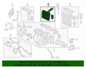 Heater Radiator Honda Insight 19-22