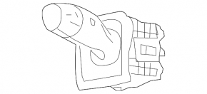 Left steering column switch Chevrolet Bolt EUV 22-23 for high beam