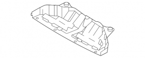 Central rear bumper protection Hyundai Elantra 21-23 N Line