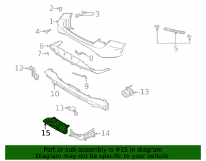 Central rear bumper protection Hyundai Elantra 21-23 N Line
