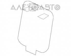 Mercedes W221 07-09 Rear Bumper Tow Hook Cap