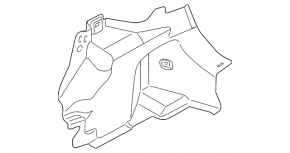 Arch trim right Ford Fiesta 11-19 5d