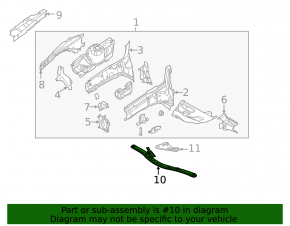 Ford C-max MK2 13-18 Front Subframe Strut