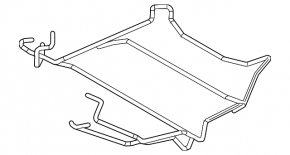 Nissan Versa Note 13-19 Spare Tire Mount Rusty