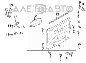 Front right window lift control Mazda6 03-08