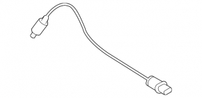 Lambda probe second BMW 7 F01 11-15 560mm Harness, X6, Xdrive35i, N54. Lower, Rear, 3.0L, without twin power turbo, cyl 4-6, 740i, Downstream