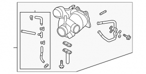 Subaru Impreza WRX GH 08-14 2.5T Turbo with Tubes, Crack
