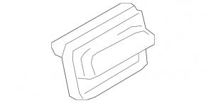 Ventilation shield right Mercedes CLA 14-19