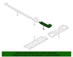 Underbody protection rear left Volkswagen ID.4 21-23