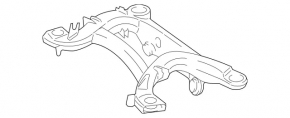 Mercedes W211 rear subframe
