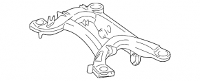 Mercedes W211 rear subframe