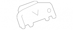 Left Tailgate Hinge GMC Terrain 10-17
