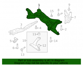 Mitsubishi Outlander Sport ASX 10-23 Front Subframe
