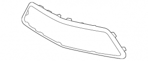 Chevrolet Bolt EV 22-23 Front Bumper Molding Without Camera