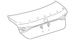 Trunk lid Toyota Avalon 19- Xle, limited