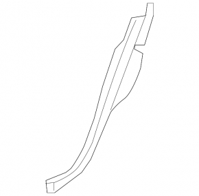 Interior door trim, rear front left, Lexus LS460 LS600h 07-09, beige