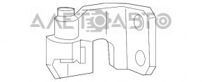 Door hinge lower front left Alfa Romeo Giulia 17-