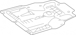 Infiniti QX30 17 engine protection - worn, cracked
