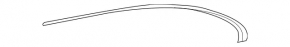 Upper rear right door molding Mercedes W213 E 17-23 black