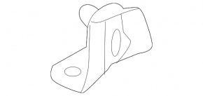 Right hood shock absorber bracket for Mazda CX-50 23-25 on a glass