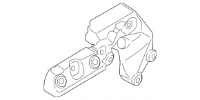 Lincoln MKZ 13-20 2.0T hybrid air conditioner compressor bracket