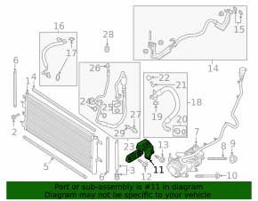 Lincoln MKZ 13-20 2.0T hybrid air conditioner compressor bracket