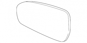 Mirror element right Ford Fusion mk5 13-20 heating