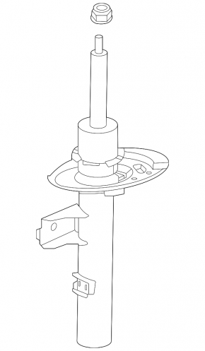 Front left shock absorber for Nissan Ariya 23-26 AWD