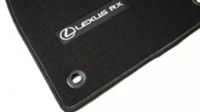 Set of floor mats for Lexus RX350 RX450h 16-22 cloth, black, dry-cleanable