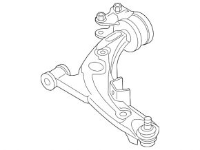 Lower control arm, front right, Mazda CX-9 07-15