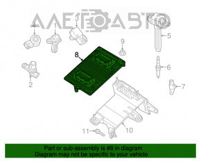 ECU block engine computer Dodge Dart 13-15