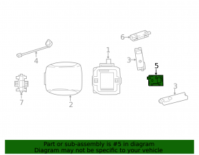 Antenna block Mercedes GLC 16-22