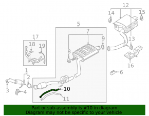Cooling hose for Kia Sorento 21-26 HEV, PHEV