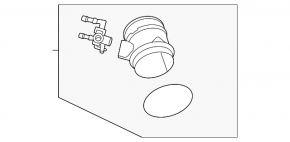 Air flow meter Hyundai Santa FE 21-23 2.5T