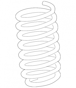 Rear left spring BMW X3 F25 11-17