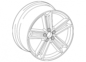 Wheel rim R20 x 9.0J ET20 Audi Q8 19-21 42H5 style